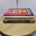 3 self-help medical/healing guide books - hardbacks