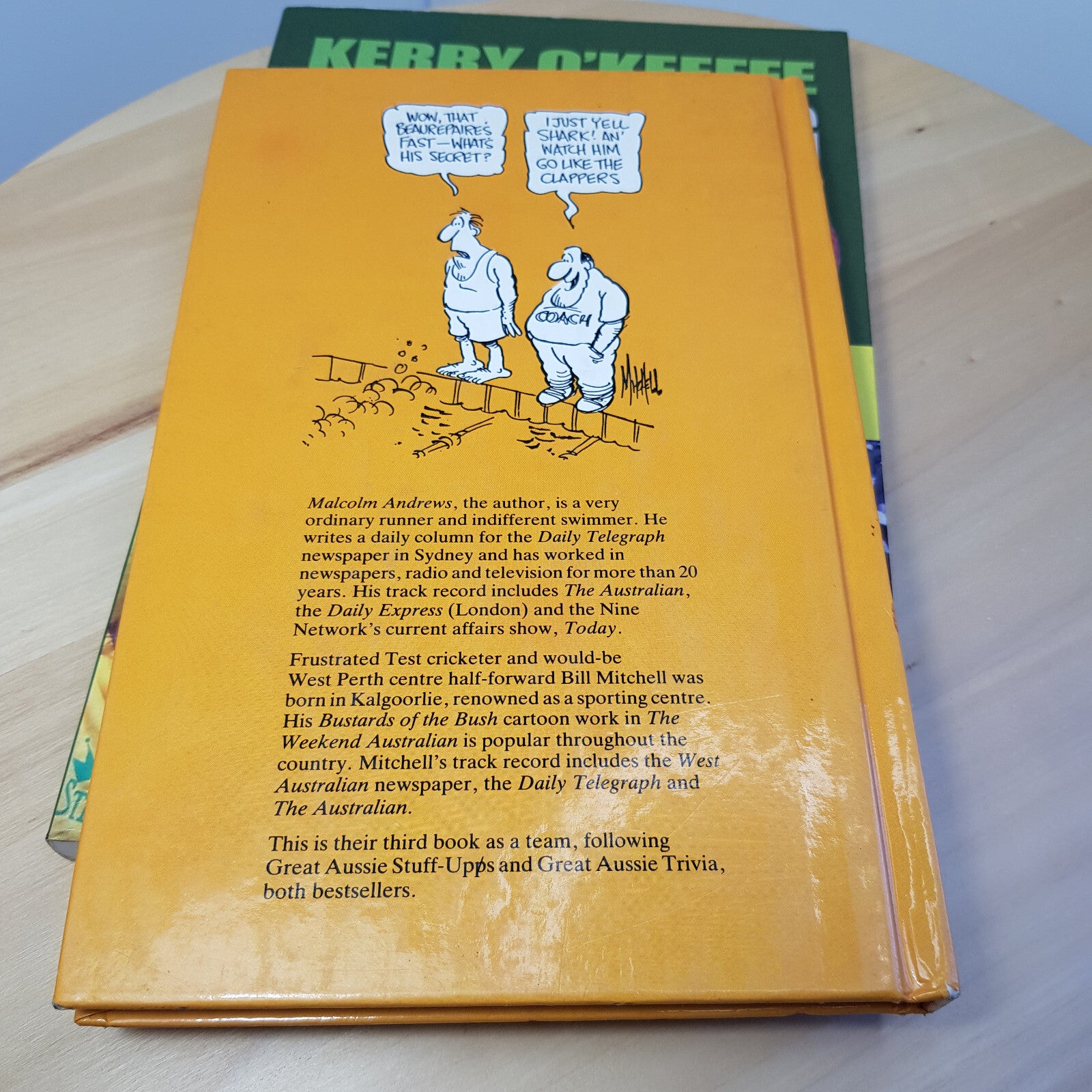 Sports humour: Great Aussie sports heroes & According to Skull - hardback/pap...