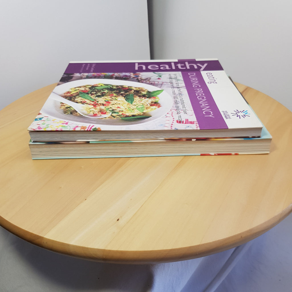 Bundle x 2 books healthy eating for pregnancy and children - paperbacks