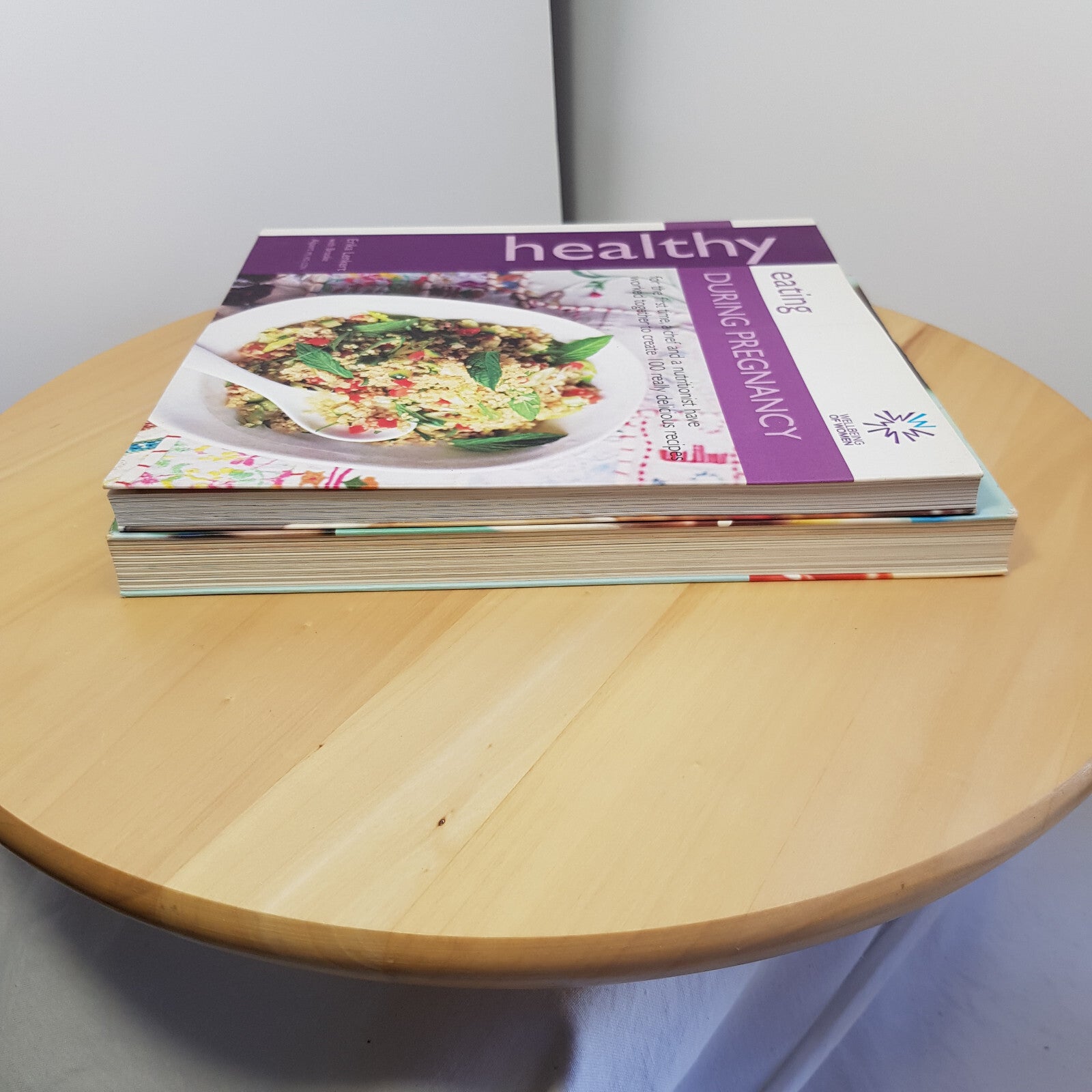 Bundle x 2 books healthy eating for pregnancy and children - paperbacks