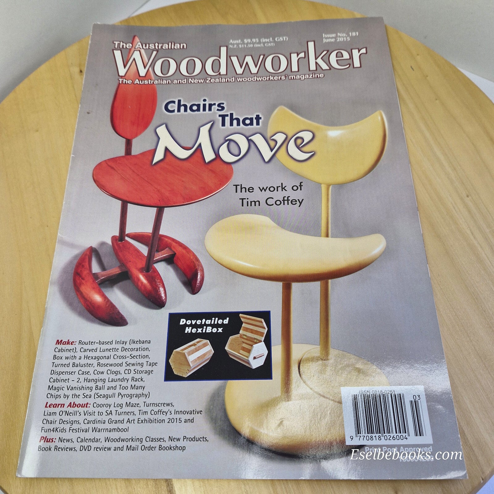 Various vintage wood working magzines x 9