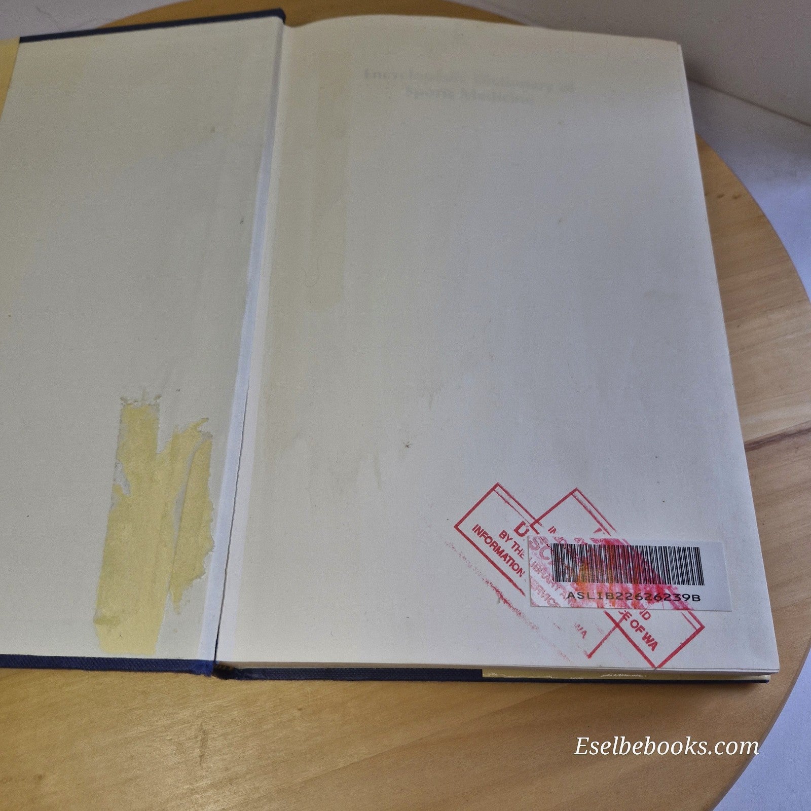 Encyclopedic Dictionary of Sports Medicine By David F Tver Howard F Hunt - 1986