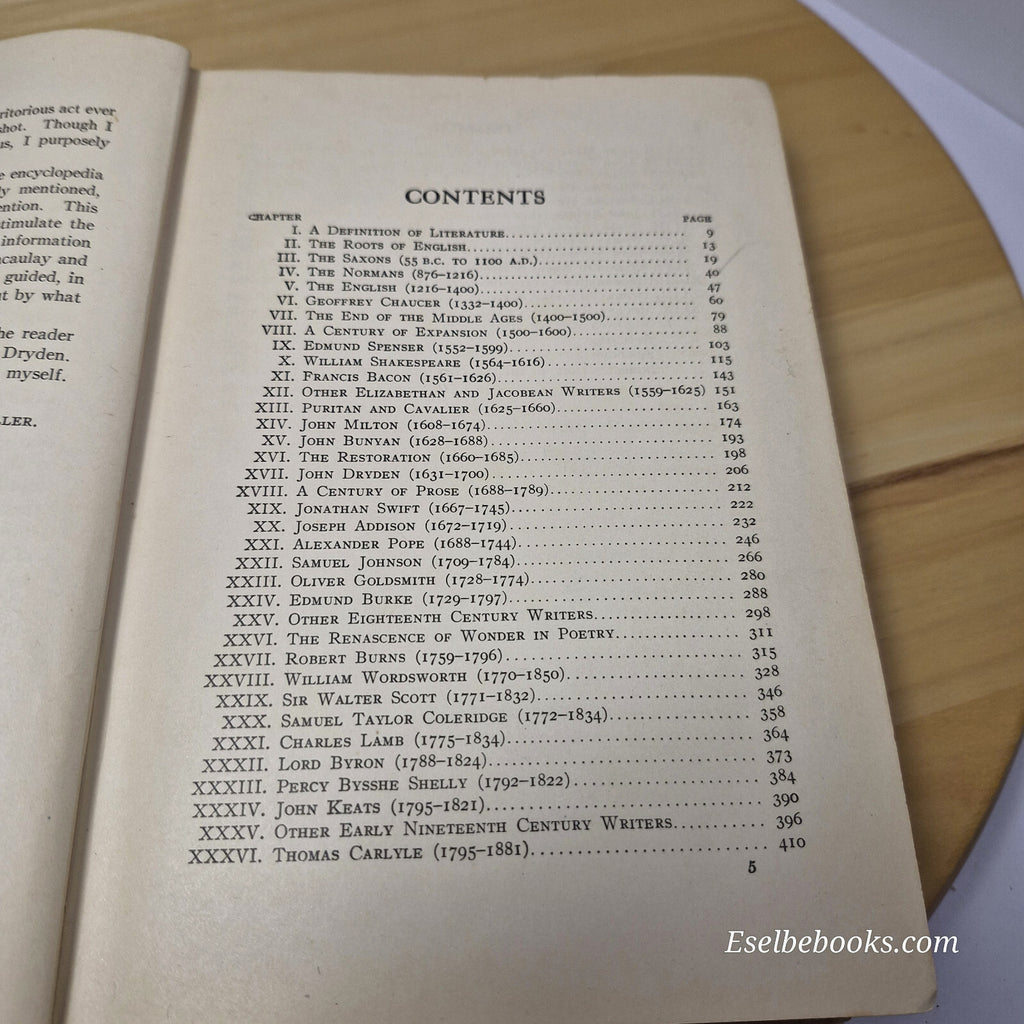 English literature - an introduction and guide to the best English books - vi...