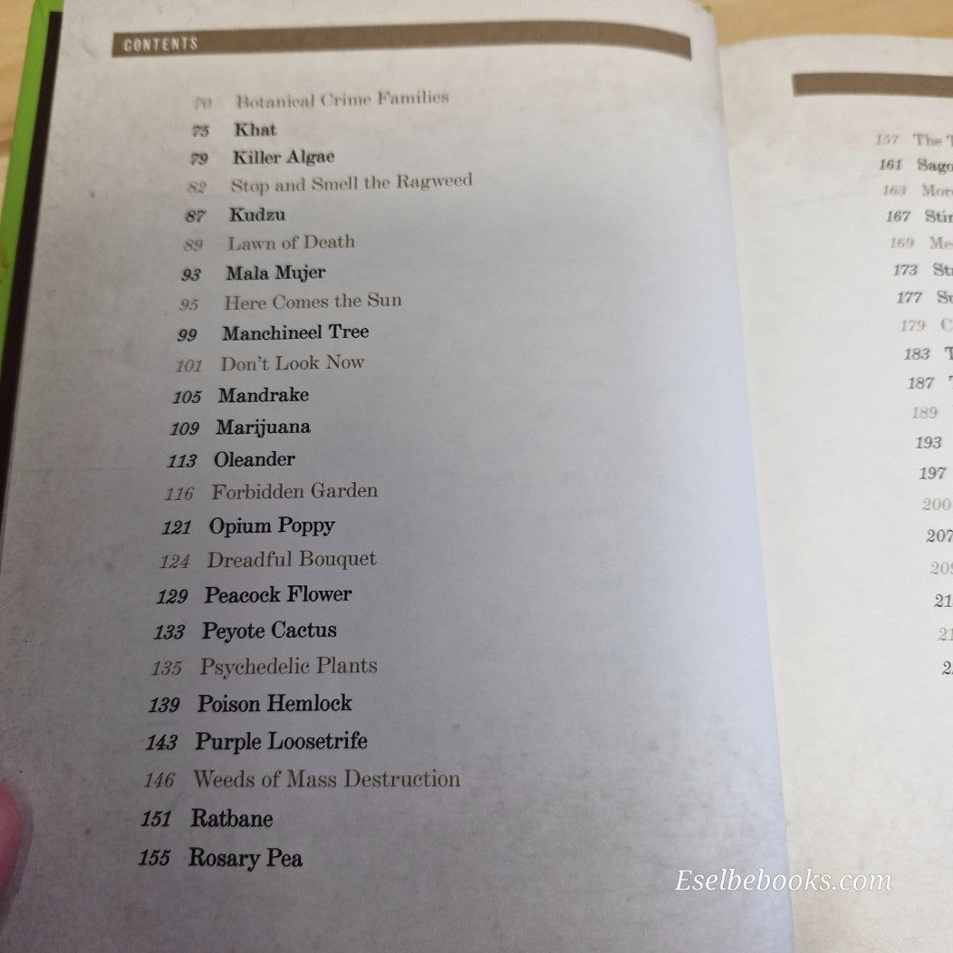 Amy Stewart's Wicked Plants - the A - Z of plants that kill - hardback