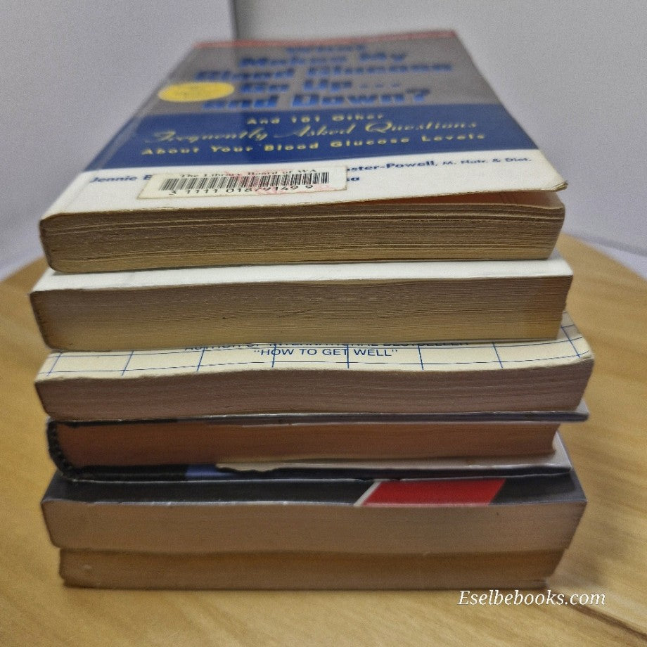 6 patient guides on diabetes & hypoglycemia - paperbacks