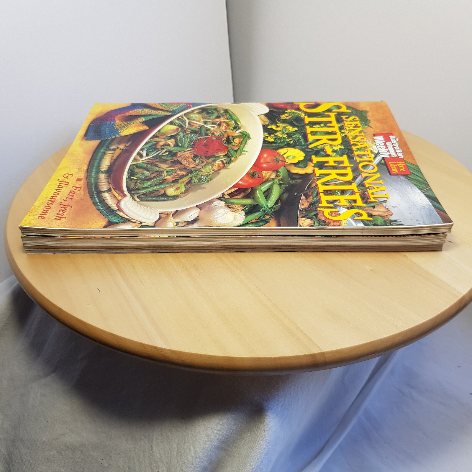 3 x Asian cuisine cookbooks by AWW/Family Circle - paperbacks