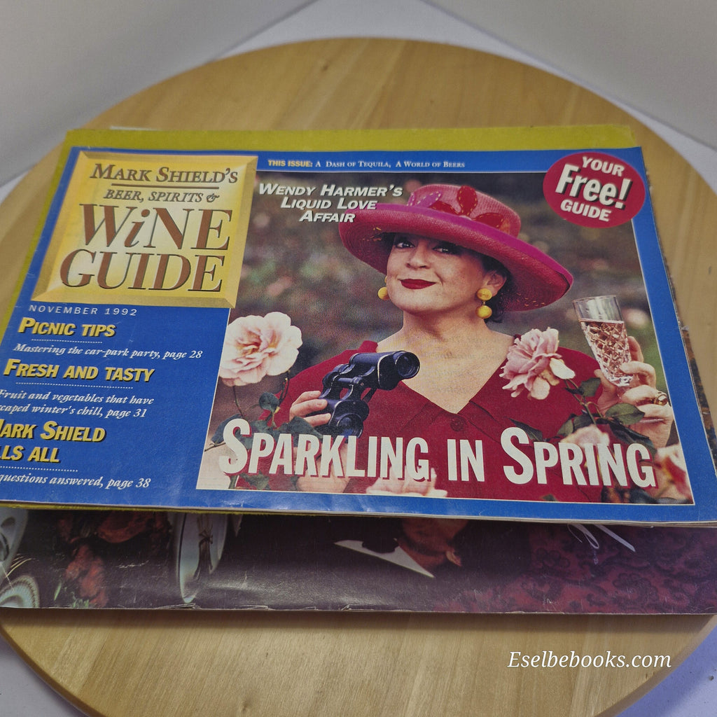 Vintage books/brochures about wine x 18 - paperbacks/hardbacks
