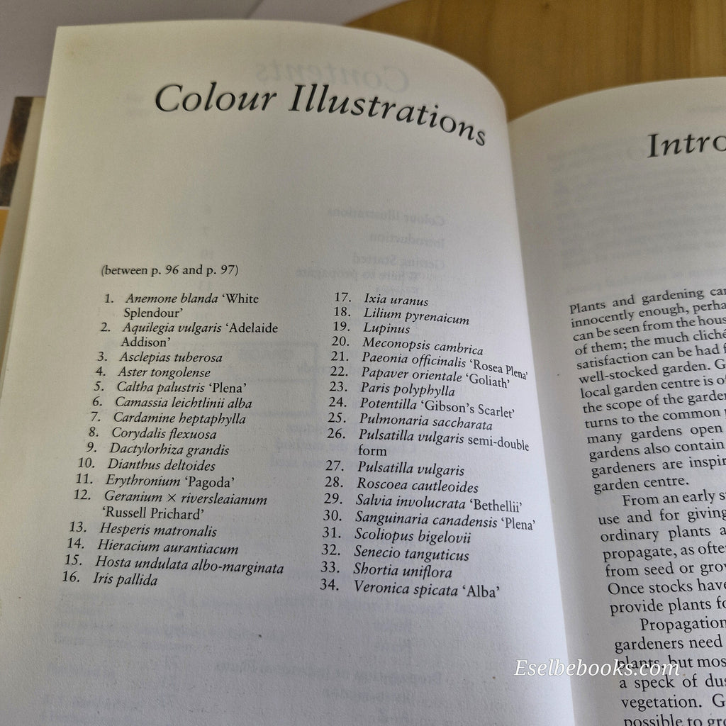 Flora: Propagation of Hardy Perennials By Richard Bird · 1993 - hardback with...