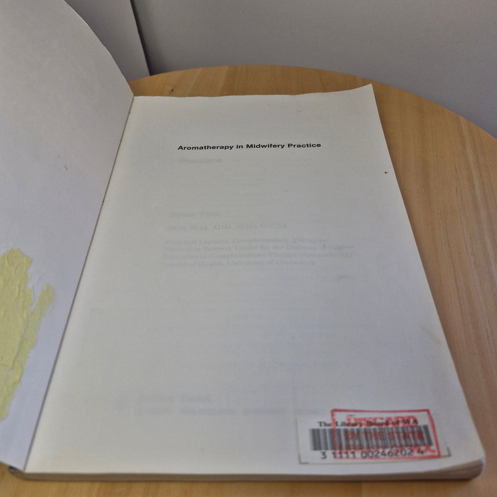 Health: Aromatherapy in Midwifery Practice By Denise Tiran · 1996 - vintage p...