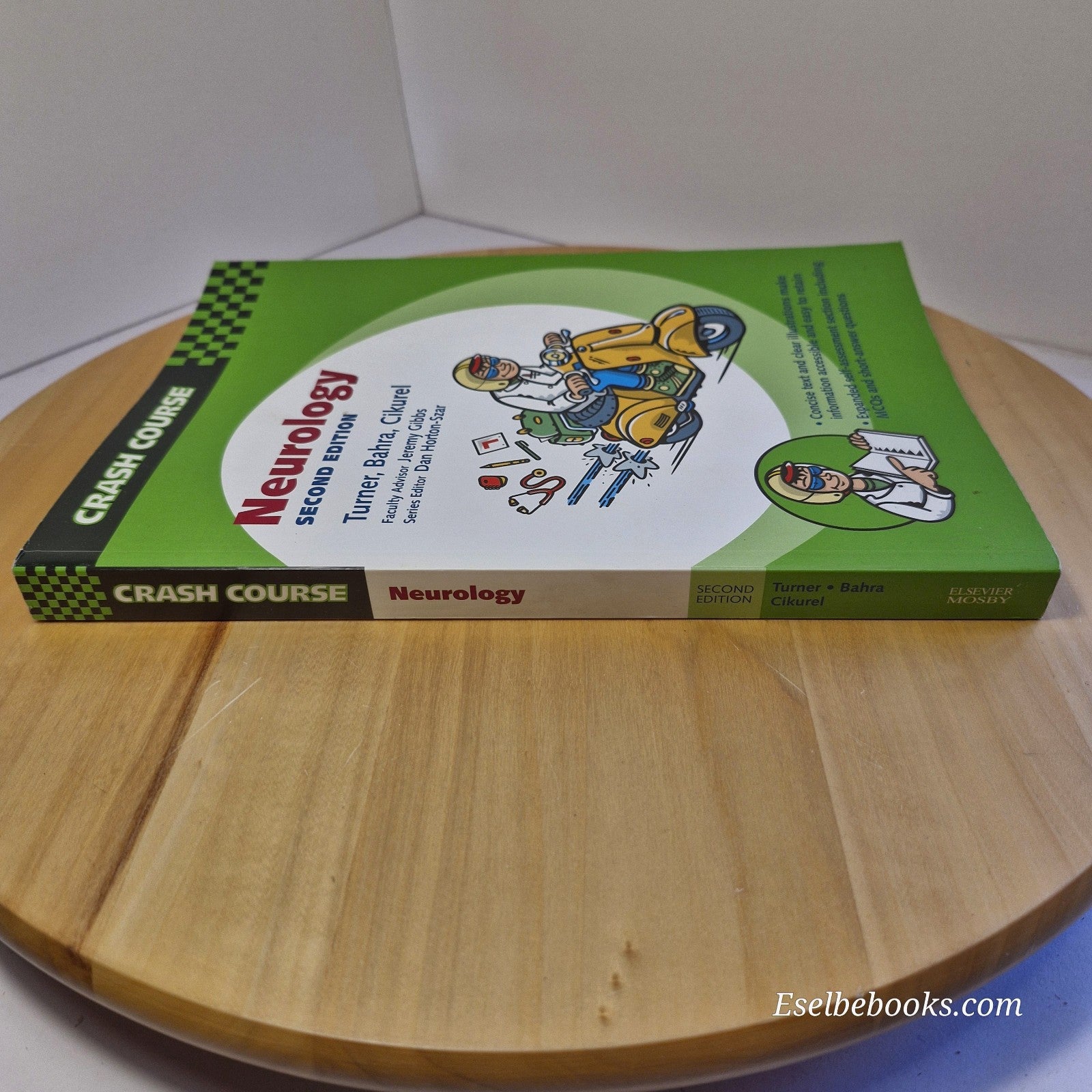 Crash Course: Neurology 2nd Edition by Turner Bahra & Cikruel - paperback