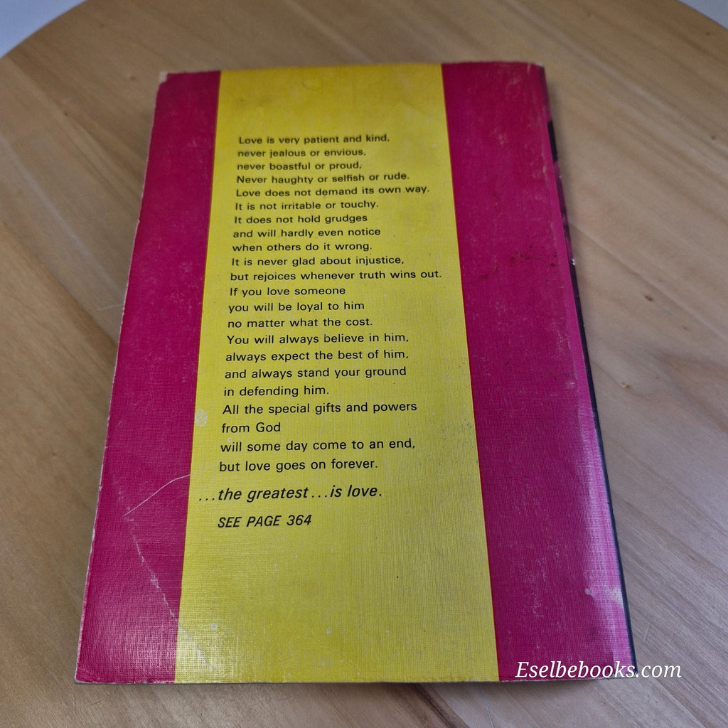 The Greatest is Love: A Paraphrased New Testament Book 1971 - vintage paperback