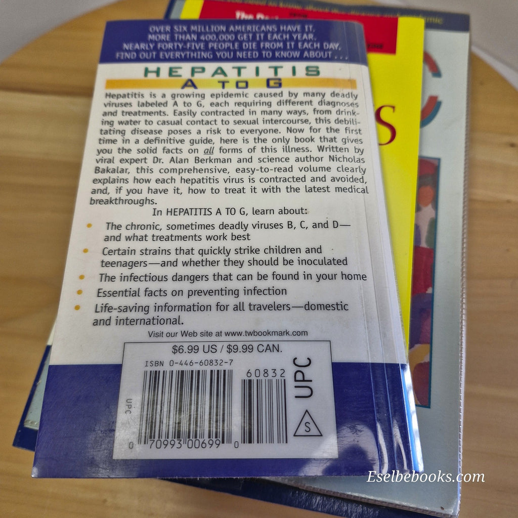 5 books about Hepatitis C - handbook/sourcebook and healing naturally - paperbac