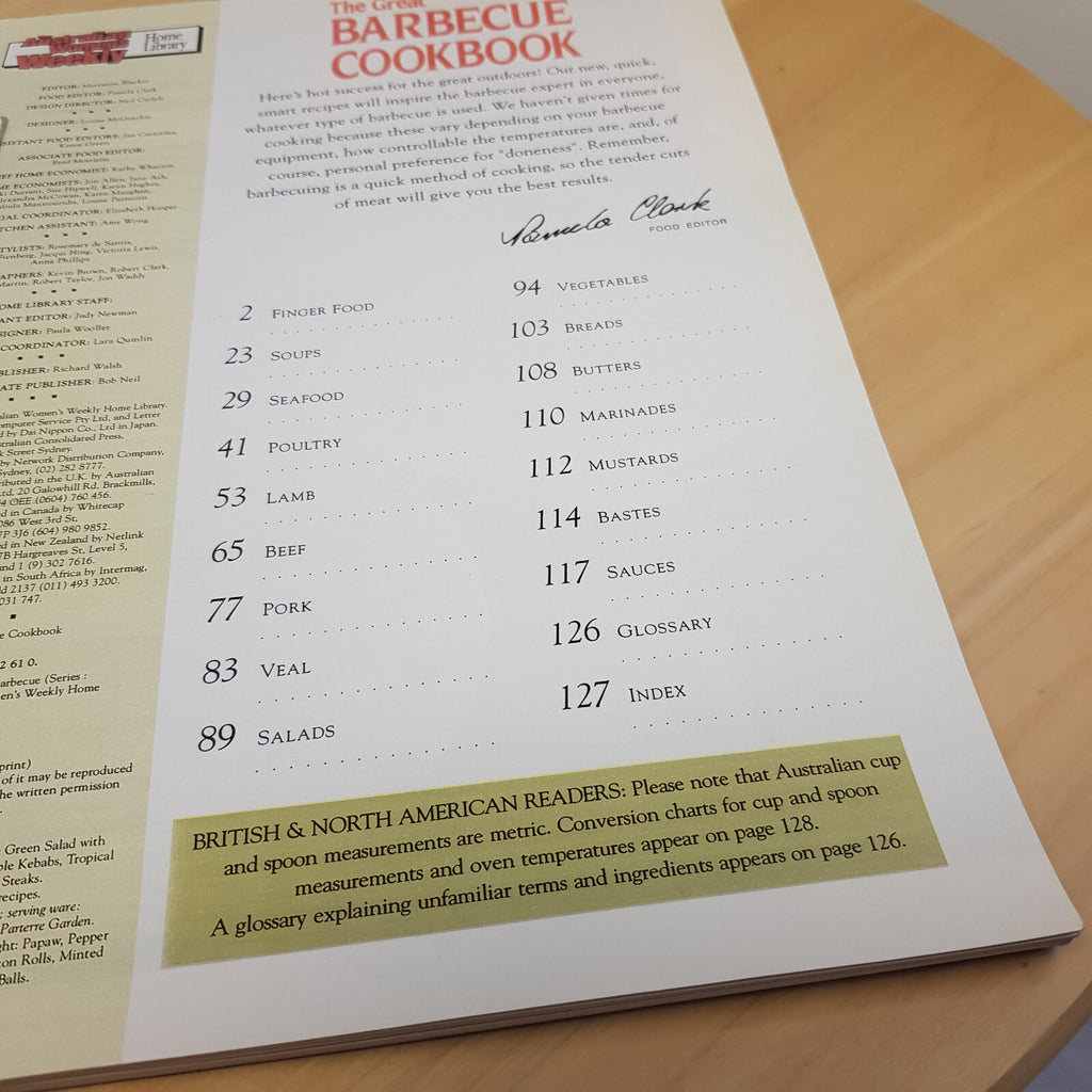 AWW's the great BBQ cookbook & Indoor outdoor BBQ cookbook - paperbacks