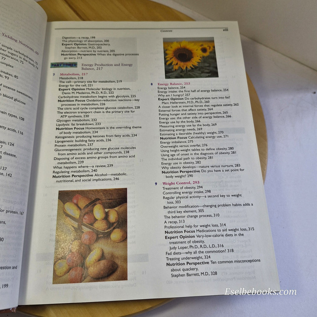 Perspectives In Nutrition (3rd Ed) by Gordon M. Wardlaw & Paul M. Insel - HB