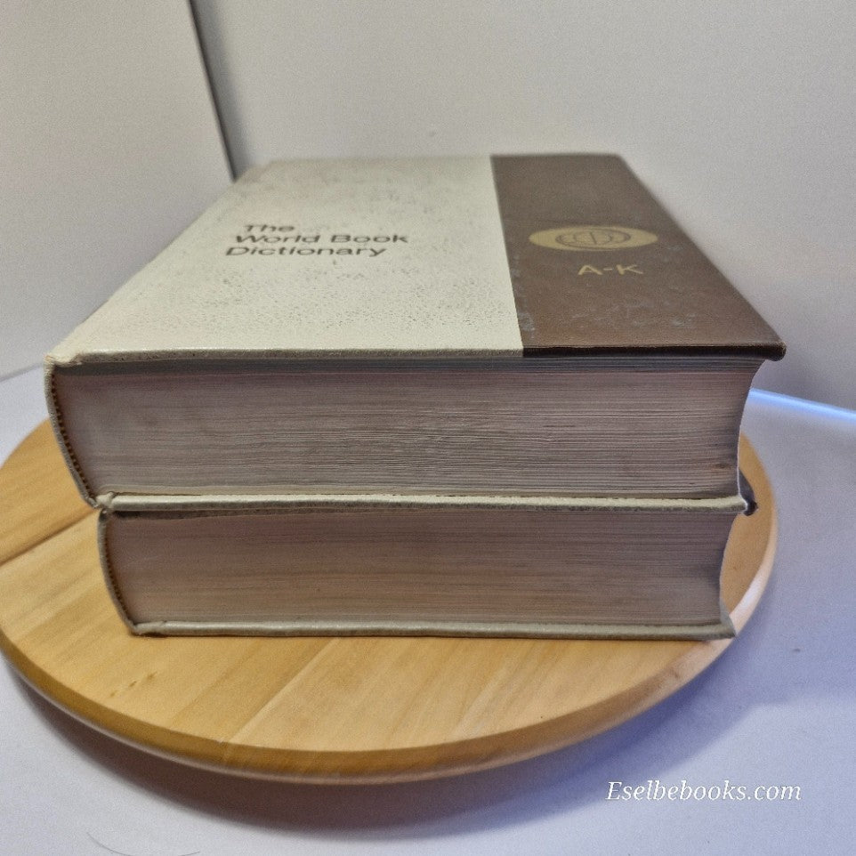 World Book Dictionary Thorndike Barnhardt 1974 Edition A-K & L - Z