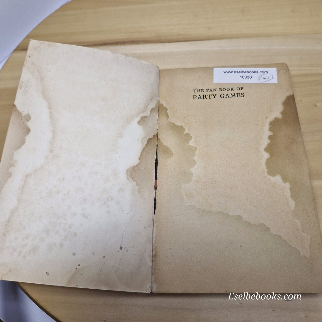 The Pan book of party games by Joseph Edmundson - vintage paperback