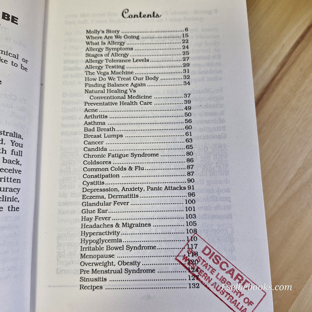 Health: 4 books about allergies and how to identify them - hardback/paperbacks