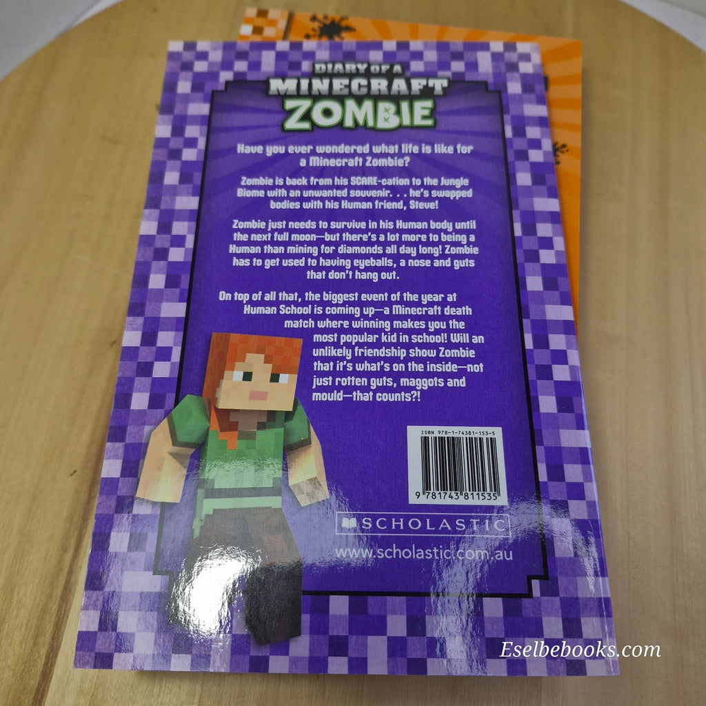 Diary of a Minecraft Zombie Creepy Collection Books 1-4 in slipcase - paperbacks