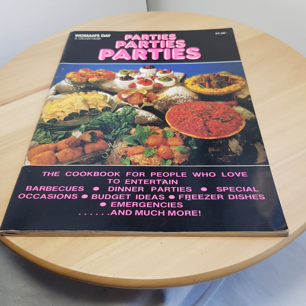 3 x entertaining/party food cookbooks - hardback/paperbacks