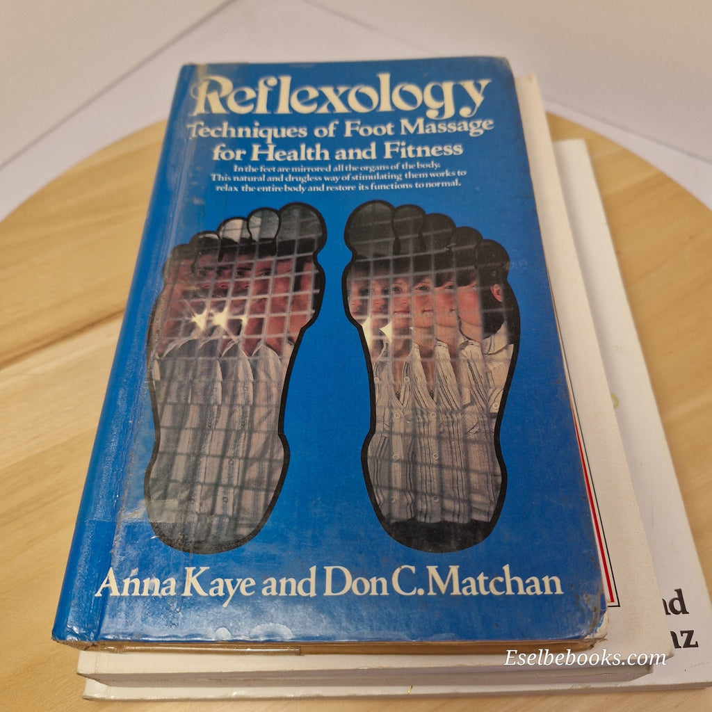 5 guide books about foot reflexology - hardback/paperbacks