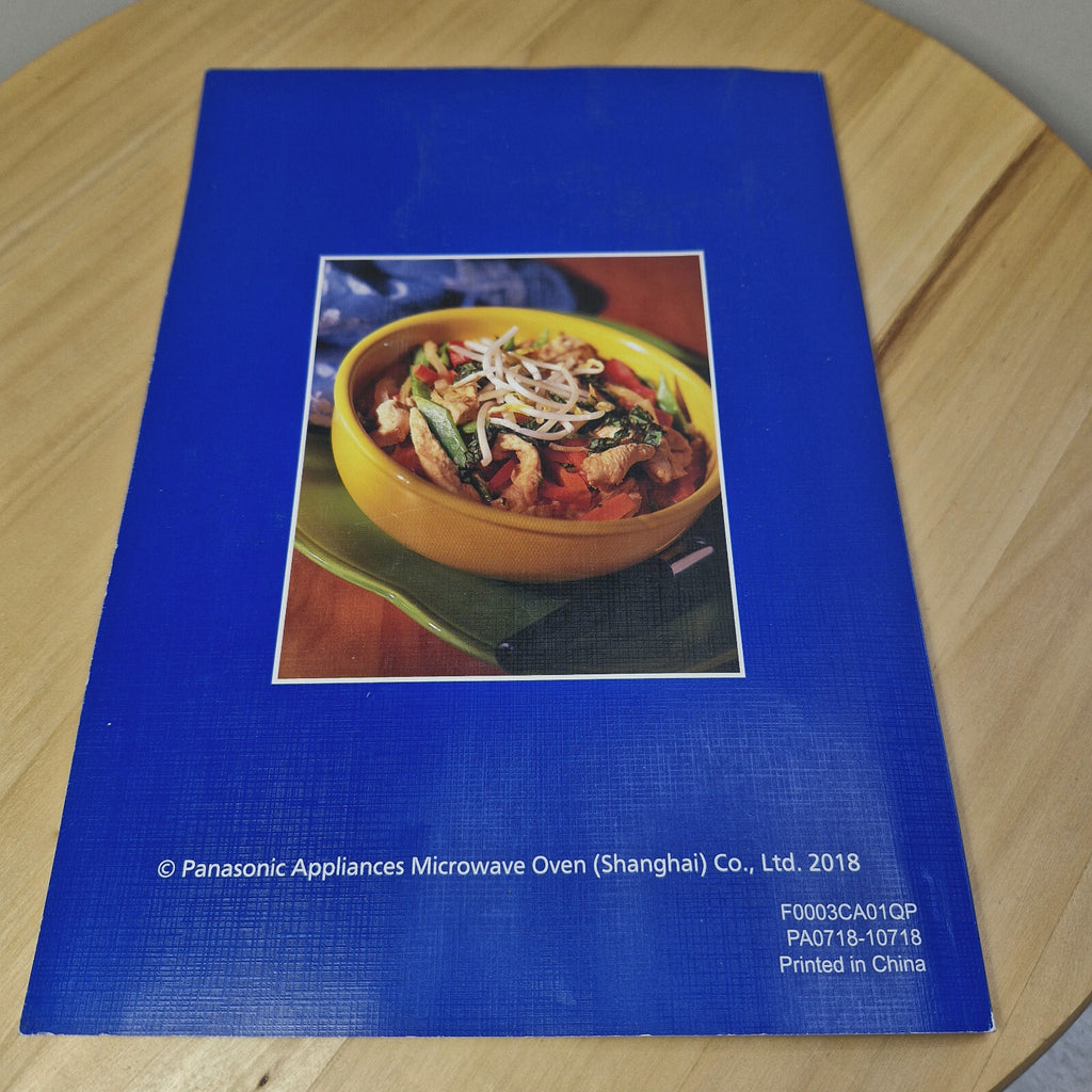 Panasonic Operating Instructions and Cook Book Microwave Oven Inverter NN-ST64JW