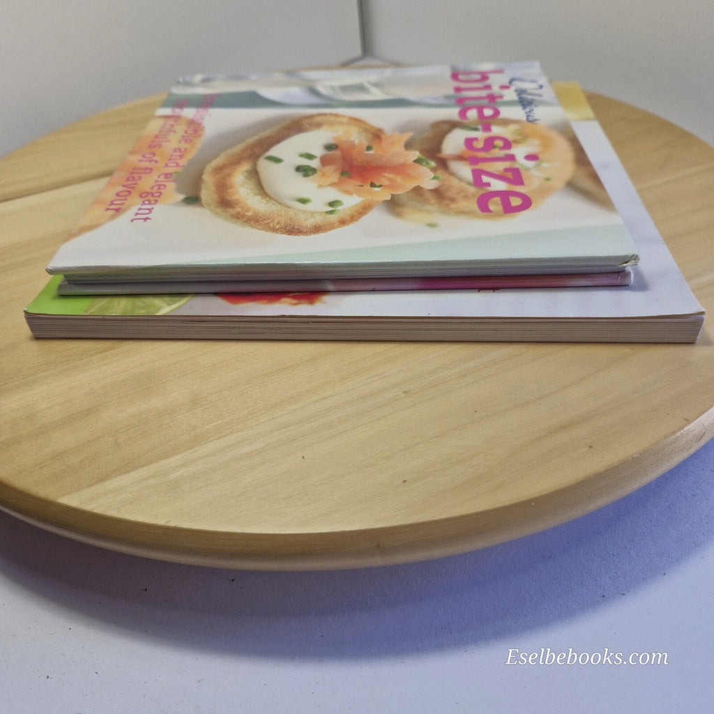 3 x entertaining/party food cookbooks - hardback/paperbacks