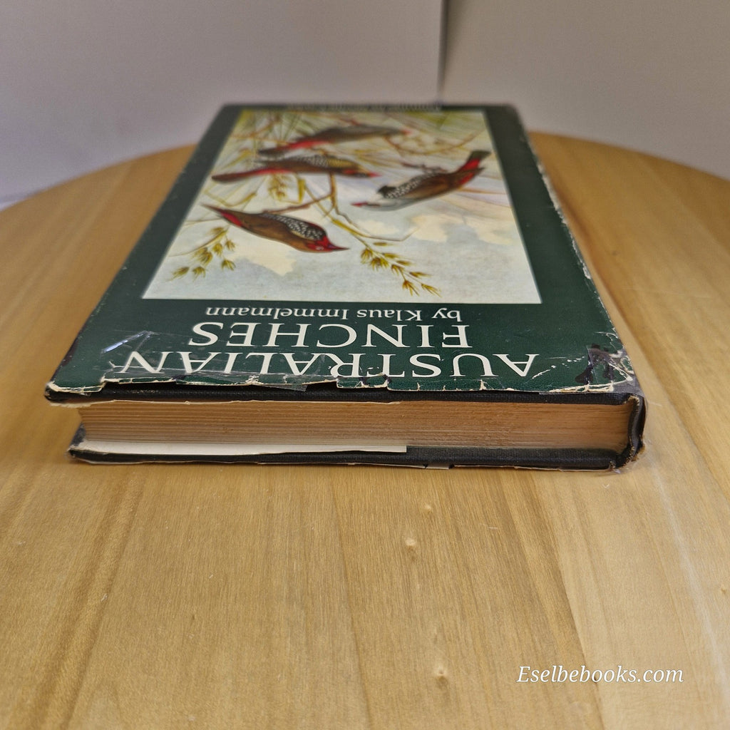 Australian Finches In Bush And Aviary by Klaus Immelmann - hardback - 1967