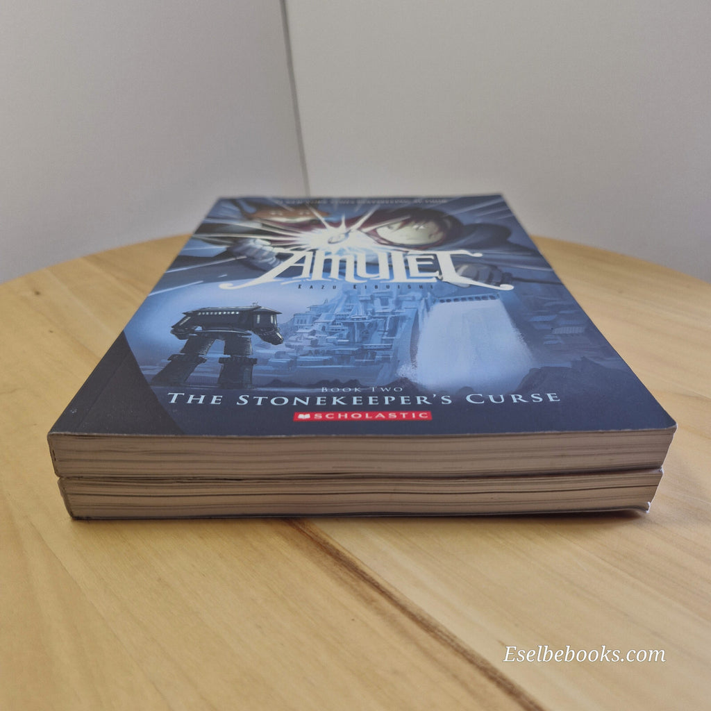 Amulet books 2 and 3 by Kazu Kibuishi - paperbacks