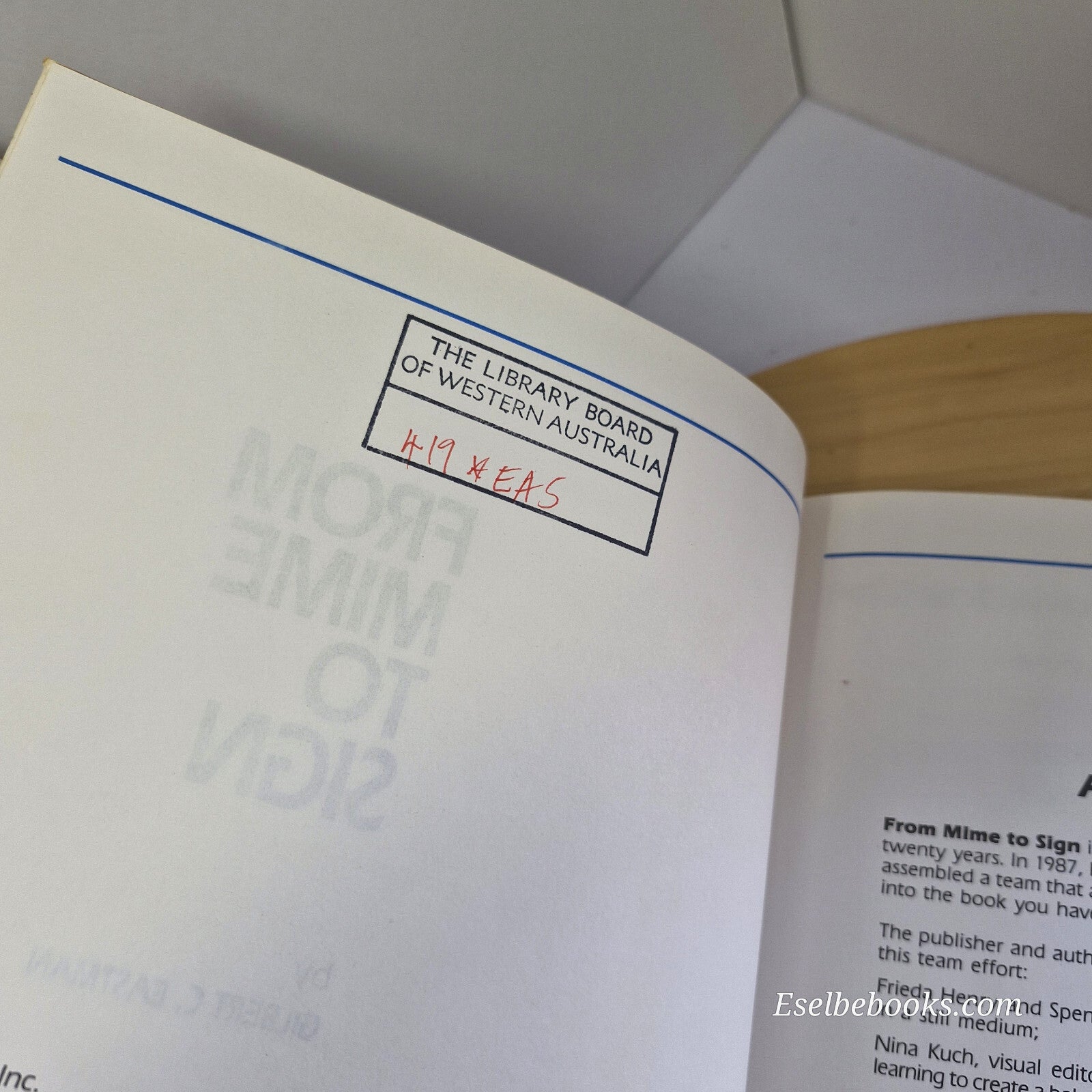 From Mime to Sign By Gilbert C. Eastman, Martin Noretsky, Sharon Censoplano ·...