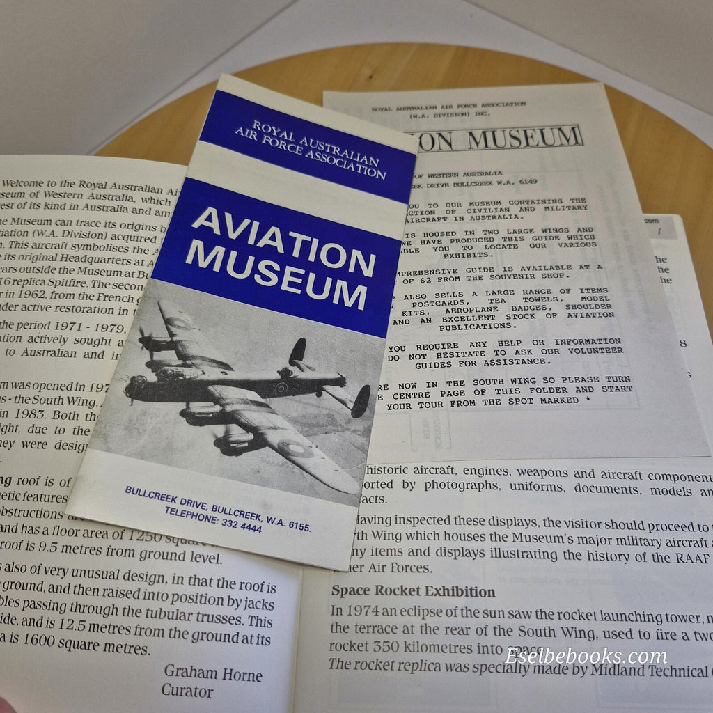 Aviation Museum of Western Australia - official illustrated guide - vintage e...