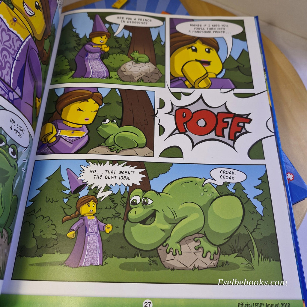 The official Lego annuals 2015; 2016; 2017; 2021; 2022 - hardbacks - NO minifigu