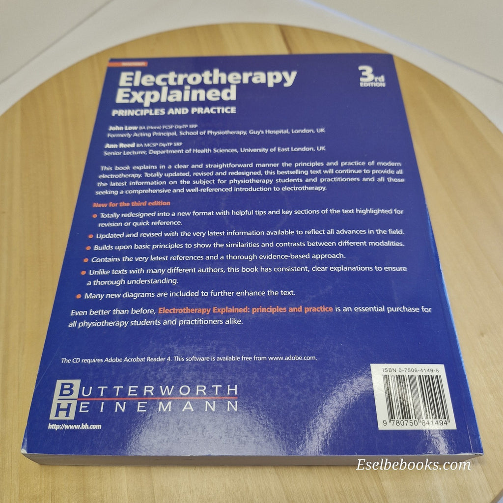 Electrotherapy Explained Principles and Practice 3 ed -John Low, Ann Reed