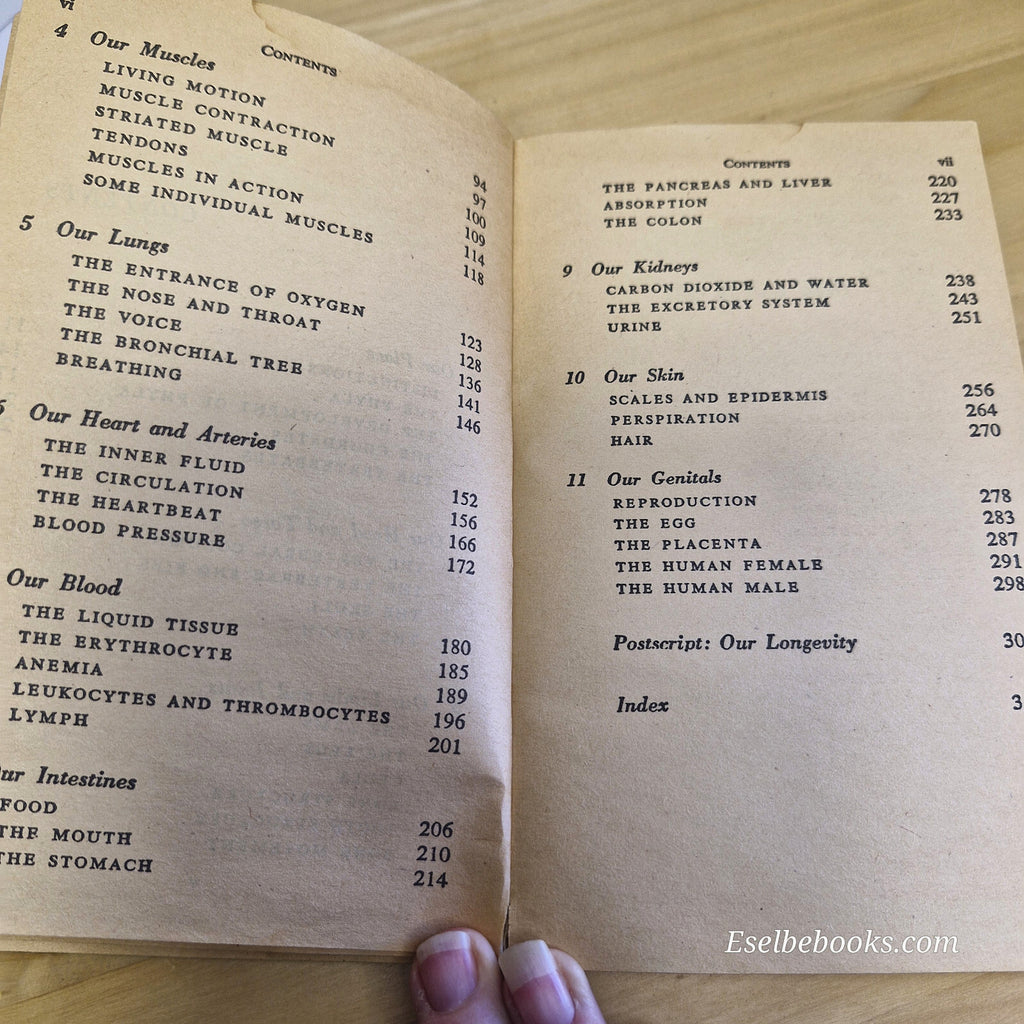 The Human Body Its Structure and Operations By Isaac Asimov, Anthony Ravielli...