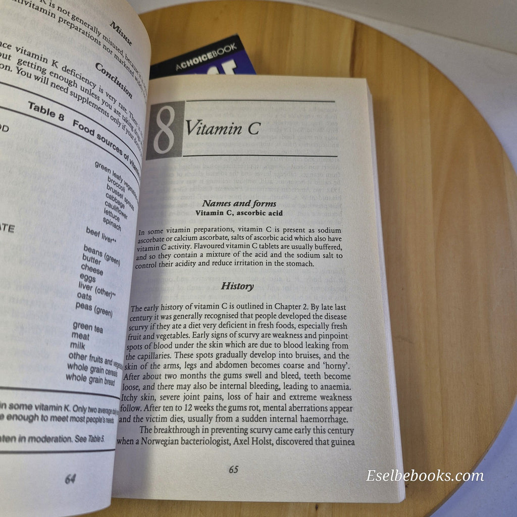 The Choice Guide to Vitamins and Minerals by Rayner Soothill - paperback