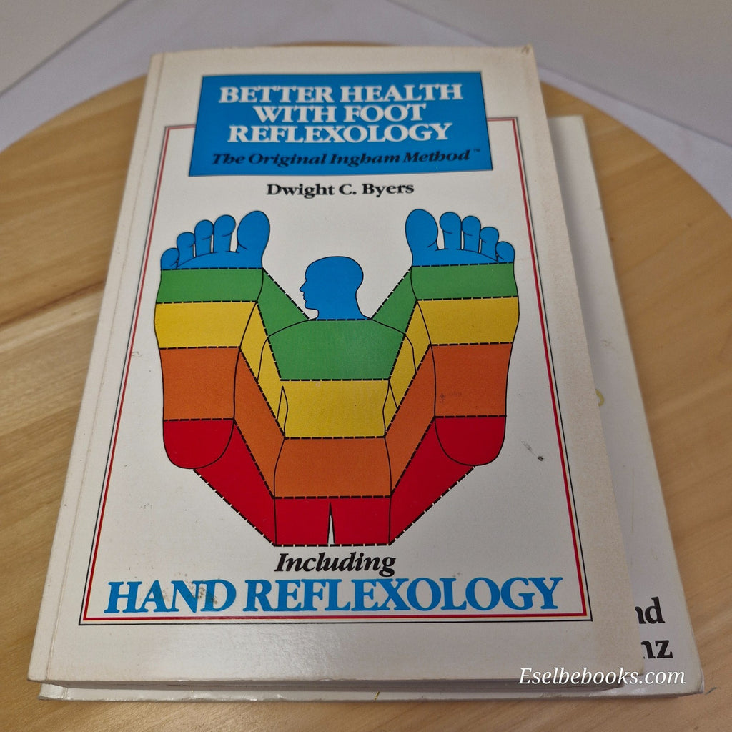 5 guide books about foot reflexology - hardback/paperbacks