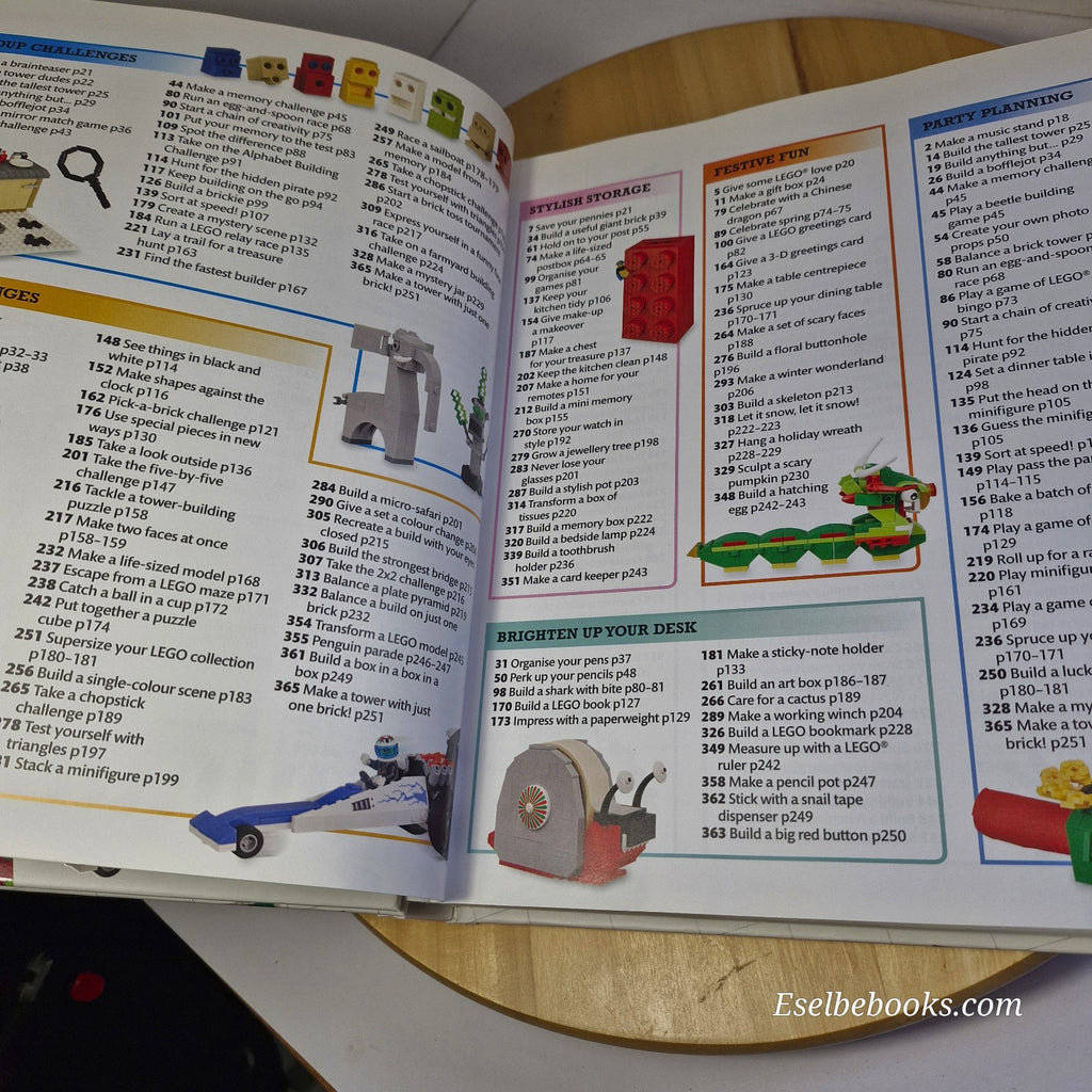365 Things to Do with Lego Bricks by DK -  NO activity selector and timer