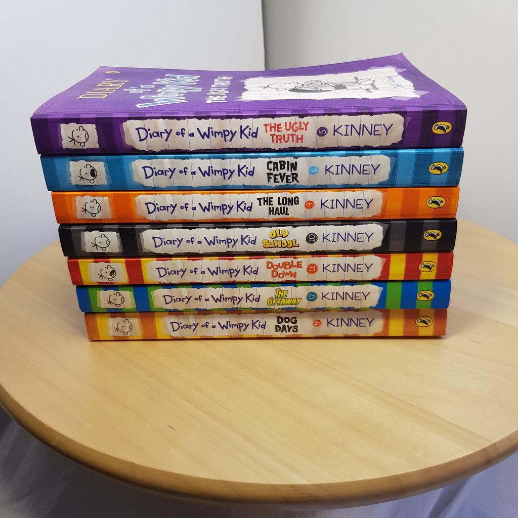 Diary of wimpy kid #3  #4 #5 #6 (4 books) by Jeff Kinney - paperbacks