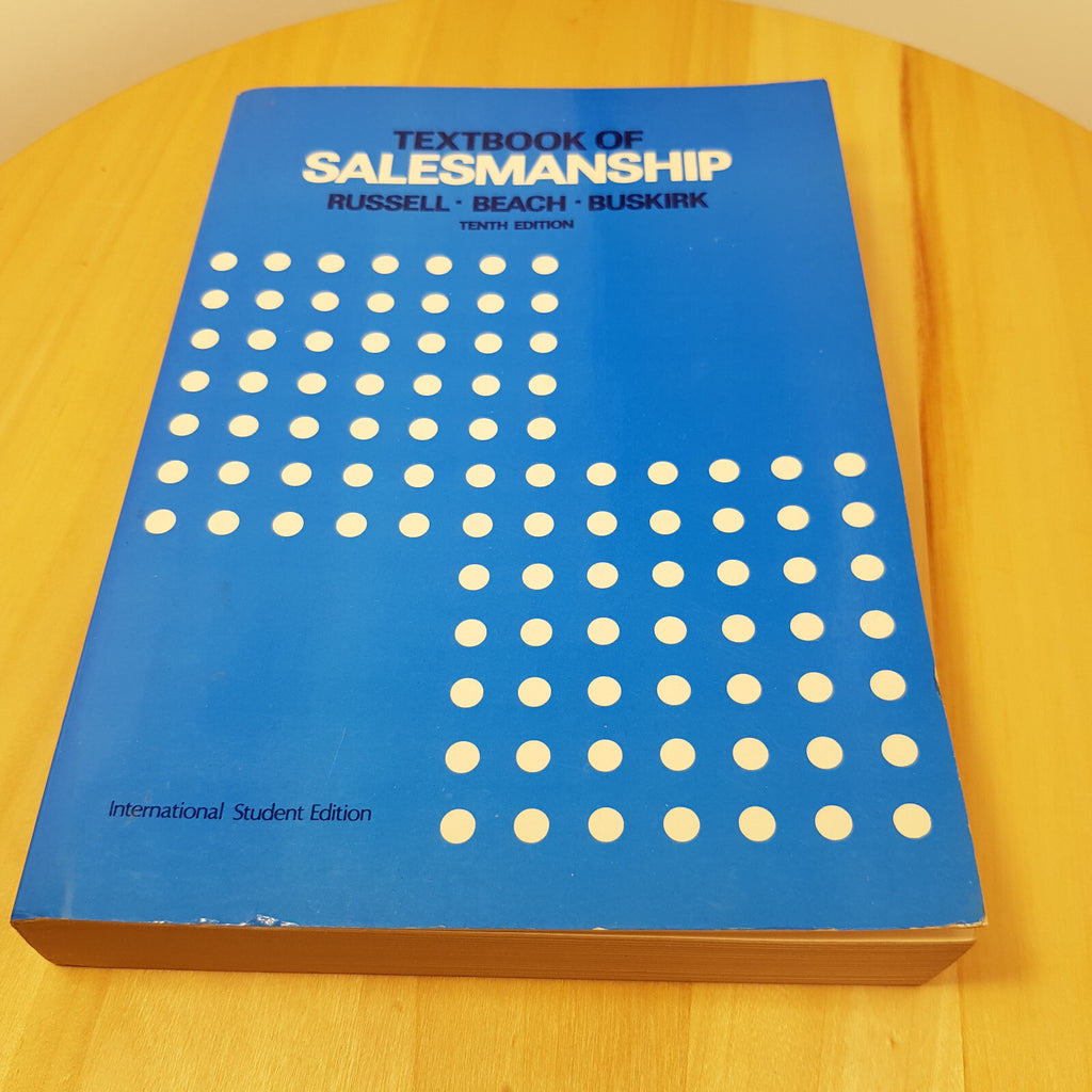 Textbook of Salesmanship by Russell Beach and Buskirk - international student ed