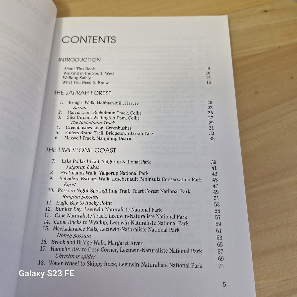 Bushwalks in the South-Western Australia by CALM - paperback