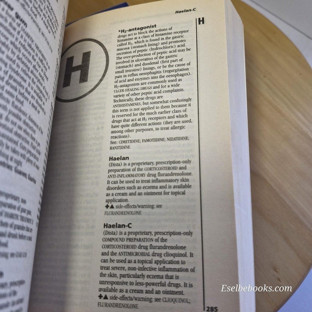 3 guidebooks/dictionaries on medicines/medicinal drugs/antibitoics - paperbacks