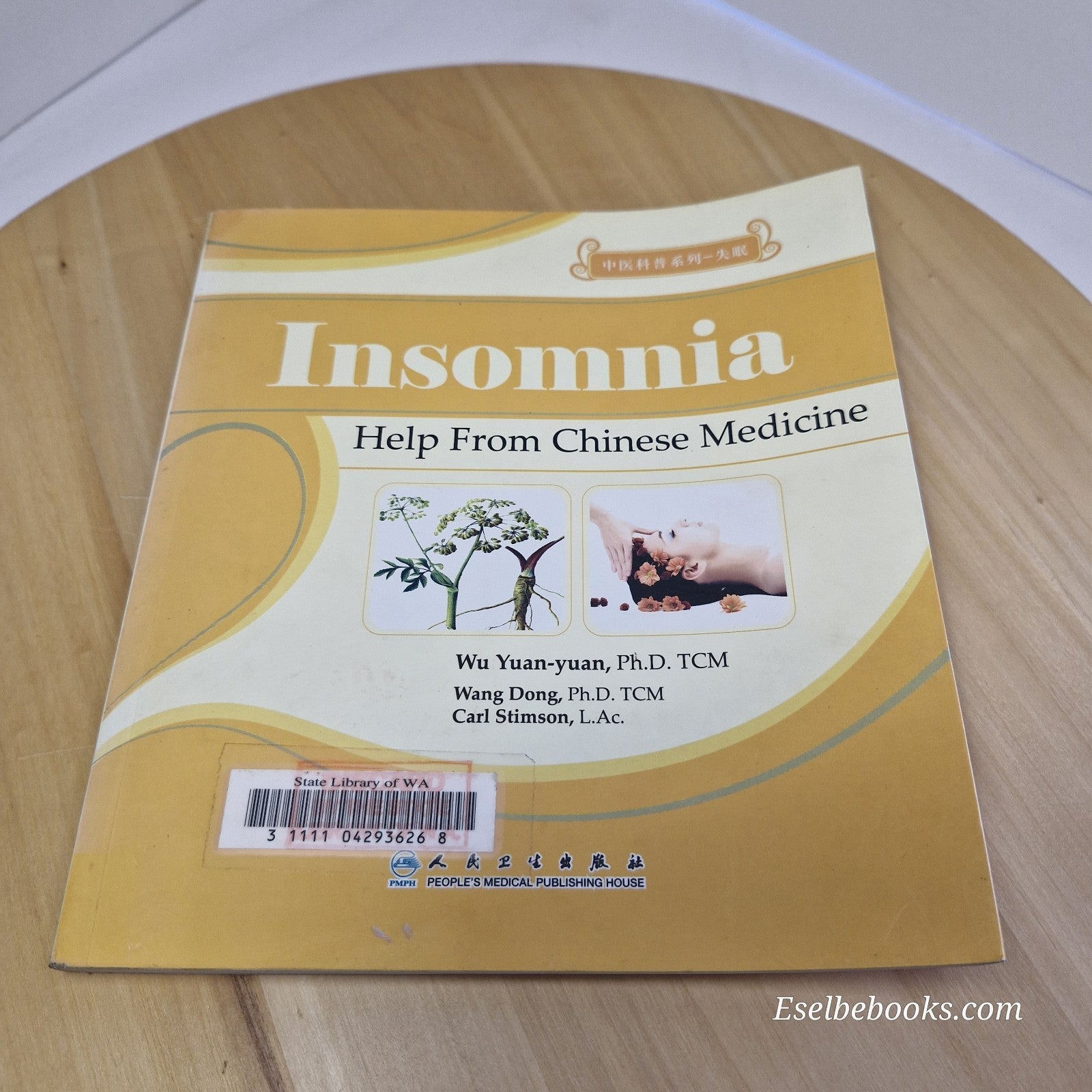 Insomnia Help from Chinese Medicine By Wu; Wang; Stimson 2000 - paperback