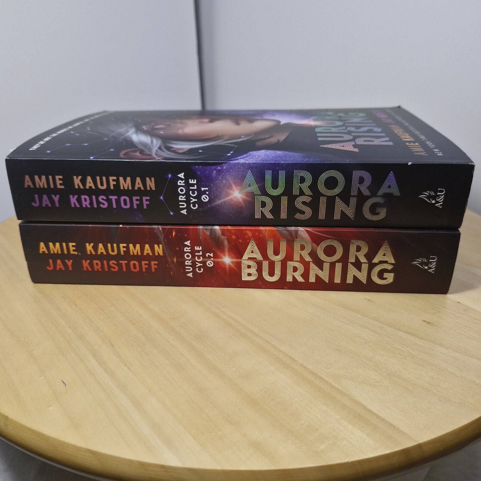 Sci-fi/fantasy: Aurora Cycle books 1 & 2 by Kaufman & Kristoff - large paperb...
