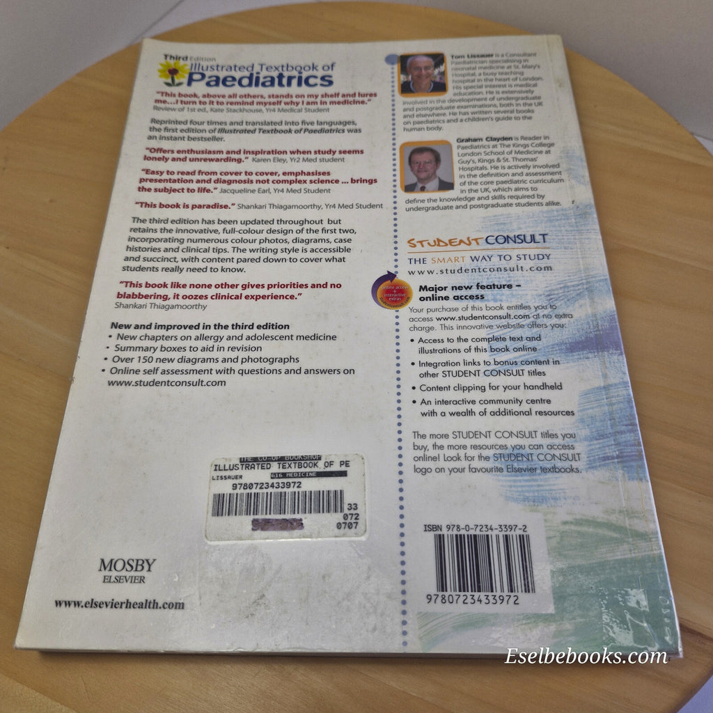 Illustrated Textbook of Paediatrics By Tom Lissauer, Graham Clayden · 3rd edi...