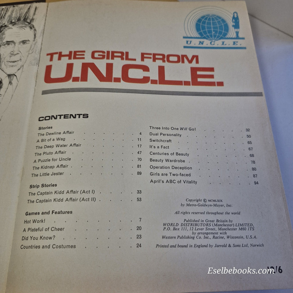 The girl from U.N.C.L.E. Annual 1967 - hardback