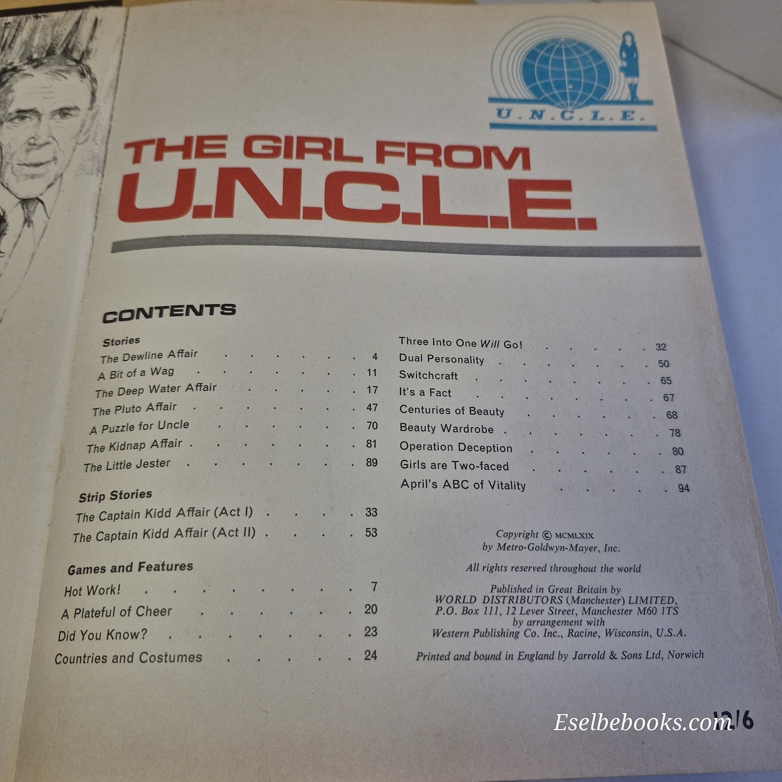 The girl from U.N.C.L.E. Annual 1967 - hardback