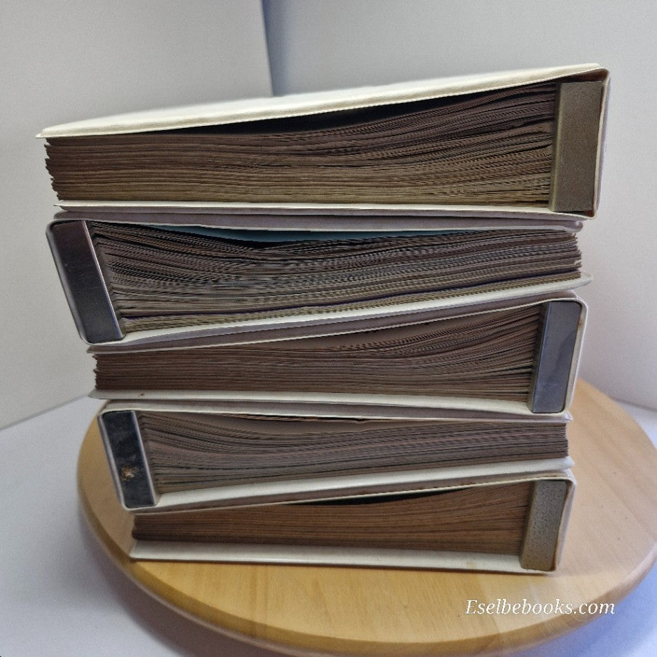 Australia’s Heritage Periodicals volumes 2 - 6 in vinyl files - vintage