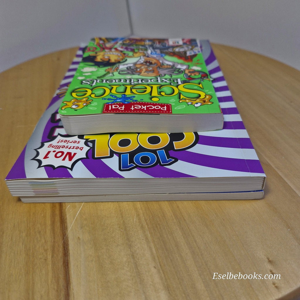 3 x Hinkler Children's books - science experiments/horrors/magic tricks - p'back