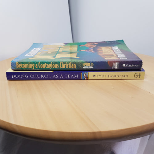 Becoming a contagious Christian & Doing church as a team - paperbacks