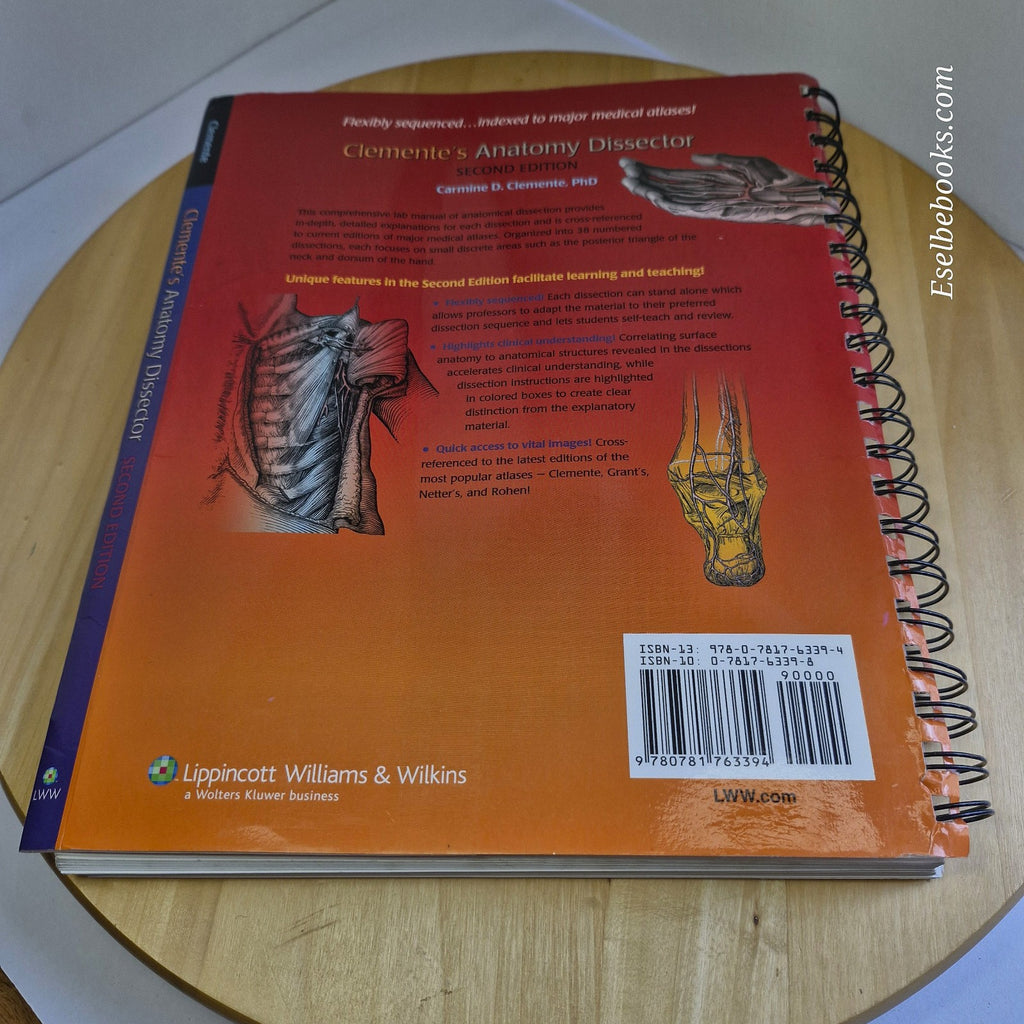 Clemente's Anatomy Dissector By Carmine D. Clemente 2nd ed