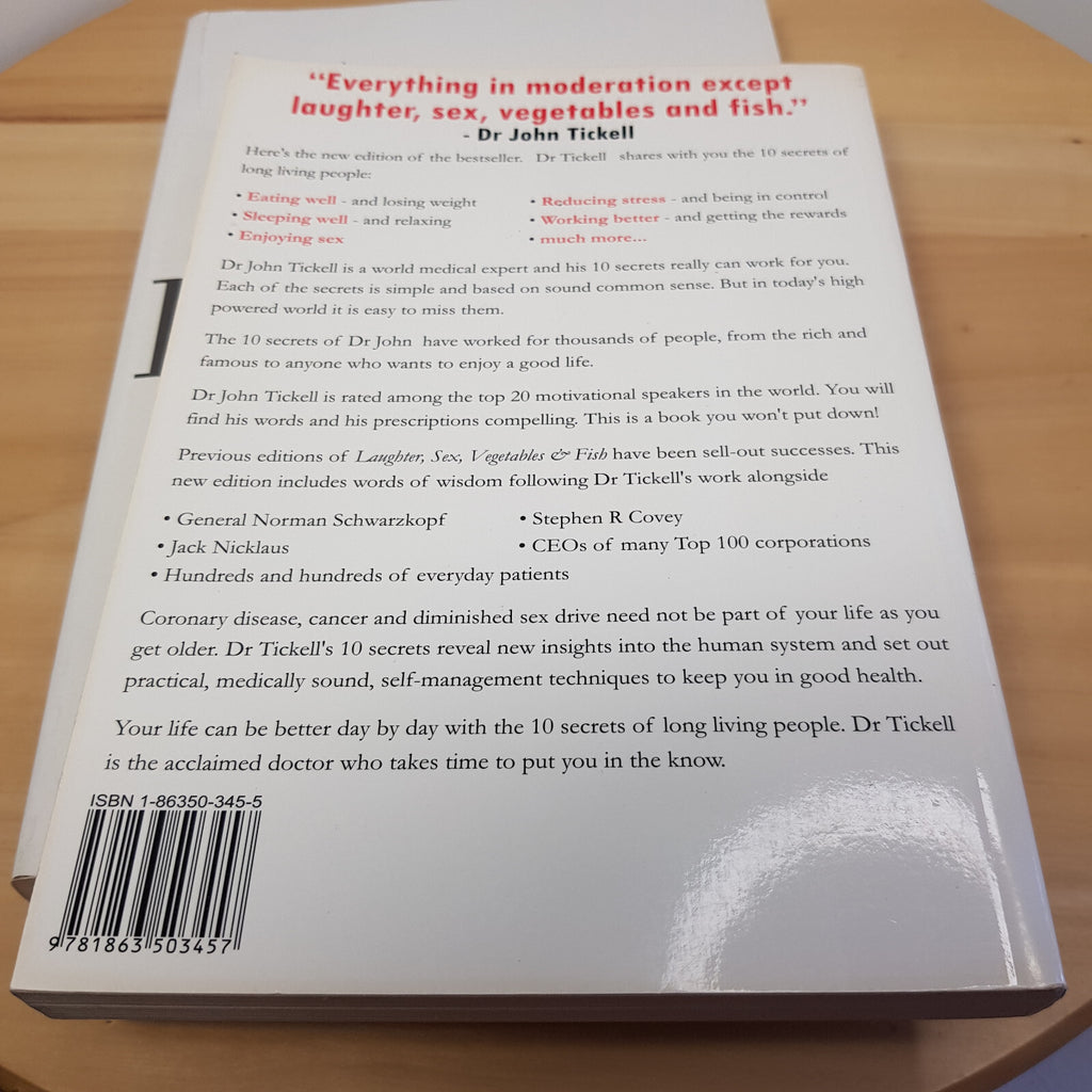 2 x paperbacks - Bolder by Carl Honore & Laughter, sex, vegetables & fish - h...